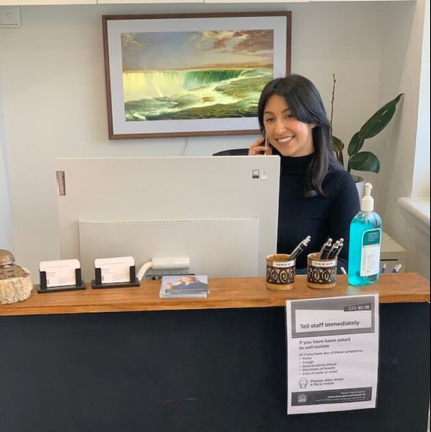 Receptionist at the dental residence, local Marrickville dentist.